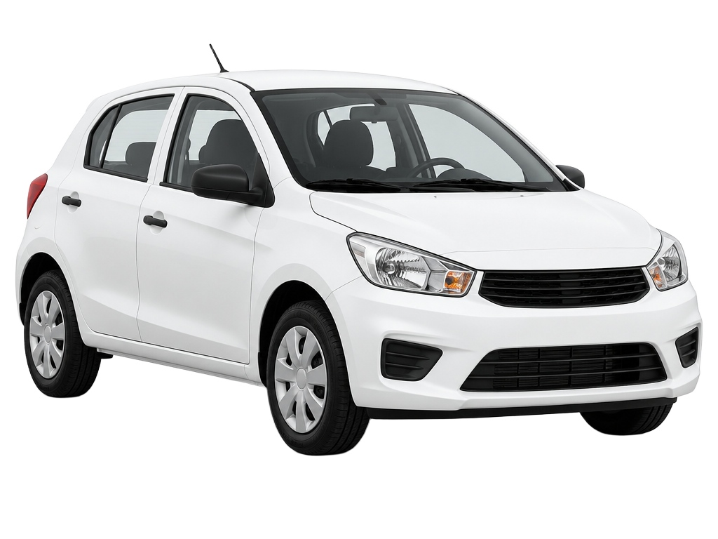 economy car illustration, not a photo of the listed vehicle